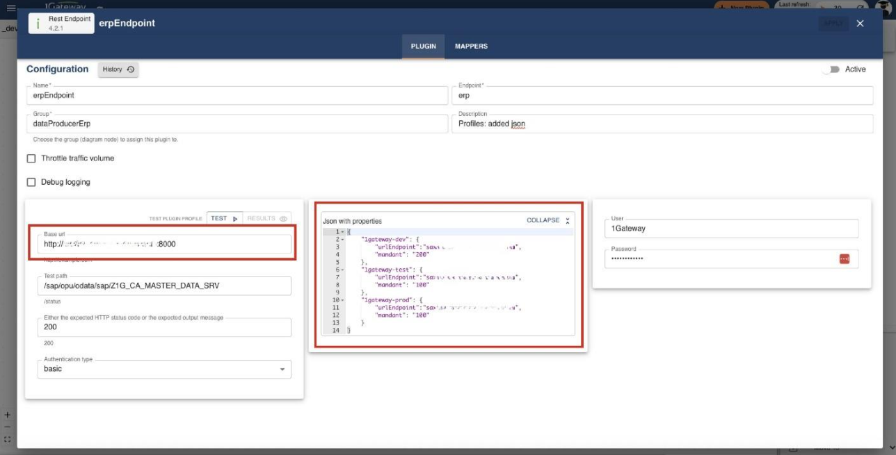 configuration screenshot